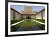 Spain, Andalusia, Granada, Alhambra Palace, Courtyard of The Myrtles (Patio de Los Arrayanes)-Samuel Magal-Framed Photographic Print