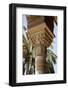 Spain, Andalusia, Granada, Alhambra Palace, Decorated Column Capital-Samuel Magal-Framed Photographic Print