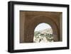 Spain, Andalusia, Granada, Alhambra Palace, Lancet Window and Wall Relief-Samuel Magal-Framed Photographic Print