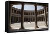 Spain, Andalusia, Granada, Alhambra Palace, Palace of Carlos V, Inner Courtyard-Samuel Magal-Framed Stretched Canvas
