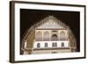 Spain, Andalusia, Granada, Alhambra Palace, View to the Courtyard, Decorated Soffit-Samuel Magal-Framed Photographic Print