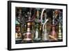 Spain, Andalusia, Granada. Moroccan Hookahs for Sale in a Small Shop-Kevin Oke-Framed Photographic Print