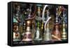 Spain, Andalusia, Granada. Moroccan Hookahs for Sale in a Small Shop-Kevin Oke-Framed Stretched Canvas