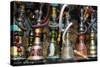 Spain, Andalusia, Granada. Moroccan Hookahs for Sale in a Small Shop-Kevin Oke-Stretched Canvas