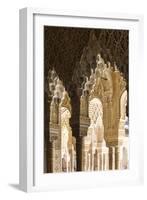 Spain, Andalusia, Granada. the Alhambra. Ornate Arches Inside the Alhambra-Matteo Colombo-Framed Photographic Print