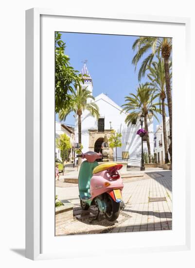 Spain, Andalusia, Malaga Province, Marbella. Ermita Del Santo Cristo Church in the Old Town-Matteo Colombo-Framed Photographic Print