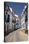 Spain, Andalusia, Malaga Province, Ronda. Street scene in Ronda.-Julie Eggers-Stretched Canvas