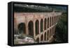 Spain, Andalusia, Nerja, Roman Aqueduct-null-Framed Stretched Canvas