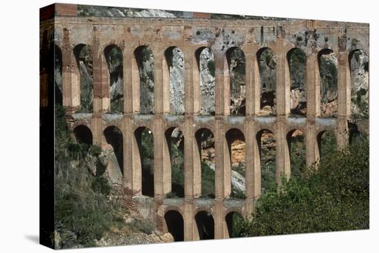 Spain, Andalusia, Nerja, Roman Aqueduct-null-Stretched Canvas