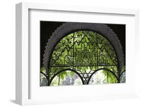 Spain, Andalusia, Sevilla, Alcazar, Royal Fortresses (The Royal Alcazar), Lancet Window-Samuel Magal-Framed Photographic Print