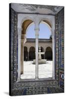 Spain, Andalusia, Sevilla, House of Pilate, Arched Door with Tiles-Samuel Magal-Stretched Canvas