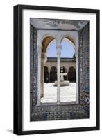 Spain, Andalusia, Sevilla, House of Pilate, Arched Door with Tiles-Samuel Magal-Framed Photographic Print