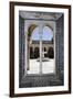 Spain, Andalusia, Sevilla, House of Pilate, Arched Door with Tiles-Samuel Magal-Framed Photographic Print