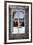 Spain, Andalusia, Sevilla, House of Pilate, Arched Door with Tiles-Samuel Magal-Framed Photographic Print