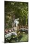 Spain, Andalusia, Sevilla, House of Pilate, Fountain, Marble Statue-Samuel Magal-Mounted Photographic Print