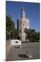 Spain, Andalusia, Sevilla, Tower of the Gold (Torre del Oro)-Samuel Magal-Mounted Photographic Print