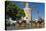 Spain, Andalusia, Seville, Arabian Tower, Torre Del Oro, Horse-Drawn Carriages-Chris Seba-Stretched Canvas