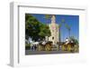 Spain, Andalusia, Seville, Arabian Tower, Torre Del Oro, Horse-Drawn Carriages-Chris Seba-Framed Photographic Print