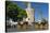 Spain, Andalusia, Seville, Arabian Tower, Torre Del Oro, Horse-Drawn Carriages-Chris Seba-Stretched Canvas