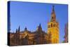 Spain, Andalusia, Seville, Cathedral Giralda, Bell Tower, Plaza Del Triunfo-Chris Seba-Stretched Canvas