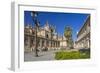 Spain, Andalusia, Seville, Cathedral, Street, Horse-Drawn Carriage-Chris Seba-Framed Premium Photographic Print