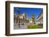 Spain, Andalusia, Seville, Cathedral, Street, Horse-Drawn Carriage-Chris Seba-Framed Photographic Print