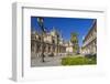 Spain, Andalusia, Seville, Cathedral, Street, Horse-Drawn Carriage-Chris Seba-Framed Photographic Print