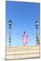 Spain, Andalusia, Seville. Flamenco Dancer Performing in Plaza De Espana-Matteo Colombo-Mounted Photographic Print