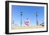 Spain, Andalusia, Seville. Flamenco Dancer Performing in Plaza De Espana-Matteo Colombo-Framed Photographic Print