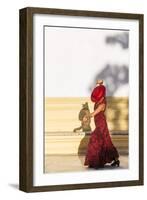 Spain, Andalusia, Seville. Flamenco Dancer Performing Outdoors-Matteo Colombo-Framed Photographic Print