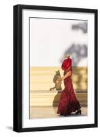 Spain, Andalusia, Seville. Flamenco Dancer Performing Outdoors-Matteo Colombo-Framed Photographic Print