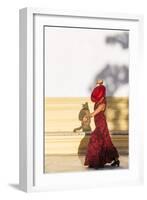 Spain, Andalusia, Seville. Flamenco Dancer Performing Outdoors-Matteo Colombo-Framed Photographic Print