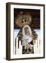 Spain, Andalusia, Seville, Holy Week, Procession, Detail of Baldachin with the Statue of Madonna-null-Framed Giclee Print