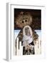 Spain, Andalusia, Seville, Holy Week, Procession, Detail of Baldachin with the Statue of Madonna-null-Framed Giclee Print