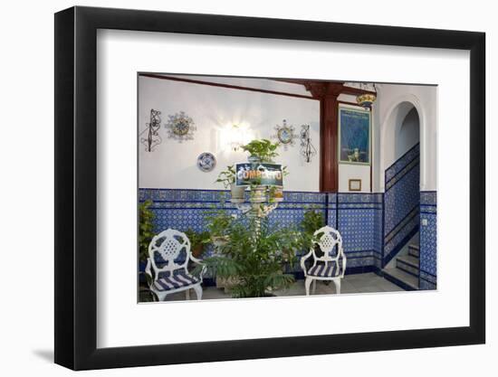 Spain, Andalusia, Seville, Hotel Entrance-Chris Seba-Framed Photographic Print