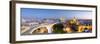 Spain, Andalusia, Seville. Metropol Parasol Structure and City at Dusk-Matteo Colombo-Framed Photographic Print