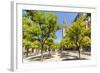 Spain, Andalusia, Seville. Patio De Los Naranjos in the Cathedral and Giralda Tower-Matteo Colombo-Framed Photographic Print