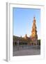 Spain, Andalusia, Seville. Plaza De Espana at Sunset-Matteo Colombo-Framed Photographic Print