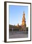 Spain, Andalusia, Seville. Plaza De Espana at Sunset-Matteo Colombo-Framed Photographic Print