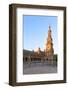 Spain, Andalusia, Seville. Plaza De Espana at Sunset-Matteo Colombo-Framed Photographic Print