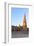 Spain, Andalusia, Seville. Plaza De Espana at Sunset-Matteo Colombo-Framed Photographic Print