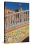 Spain, Andalusia, Seville, Plaza De Espana, Bridge, Puente De Castilla, Close-Up-Chris Seba-Stretched Canvas