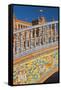 Spain, Andalusia, Seville, Plaza De Espana, Bridge, Puente De Castilla, Close-Up-Chris Seba-Framed Stretched Canvas