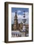 Spain, Andalusia, Seville. Plaza de Espana, ornate bridge.-Brenda Tharp-Framed Photographic Print