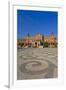 Spain, Andalusia, Seville, Plaza De Espana, Palacio Central-Chris Seba-Framed Photographic Print