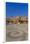 Spain, Andalusia, Seville, Plaza De Espana, Palacio Central-Chris Seba-Framed Photographic Print