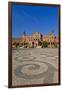 Spain, Andalusia, Seville, Plaza De Espana, Palacio Central-Chris Seba-Framed Photographic Print