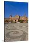 Spain, Andalusia, Seville, Plaza De Espana, Palacio Central-Chris Seba-Stretched Canvas