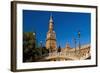 Spain, Andalusia, Seville, Plaza De Espana, West Tower-Chris Seba-Framed Photographic Print