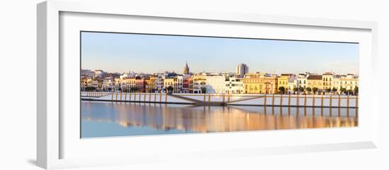 Spain, Andalusia, Seville. Triana District at Sunrise with Guadalquivir River-Matteo Colombo-Framed Photographic Print